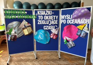 udekorowana ścianka tekstylna prezentująca nazwę konkursu