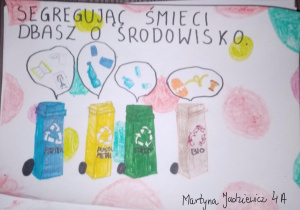 plakaty uczniów w ramach projektu edukacyjnego reklamy społeczne