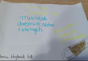 plakaty uczniów w ramach projektu edukacyjnego reklamy społeczne