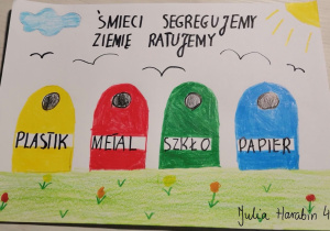 plakaty uczniów w ramach projektu edukacyjnego reklamy społeczne