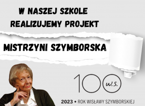 Ogólnopolski projekt "Mistrzyni Szymborska"