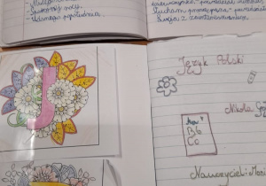 zdjęcie zesztyu do języka polskiego
