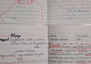 zdjęcie zesztyu do języka polskiego