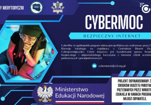 grafika Ogólnopolskiego Programu "CyberMoc - Bezpieczny Internet"