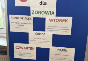 tablica z wyzwaniami