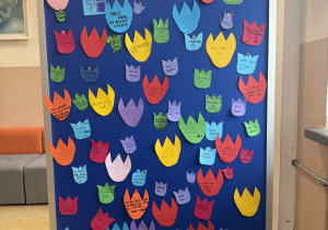 tablica z tekstami wsparcia